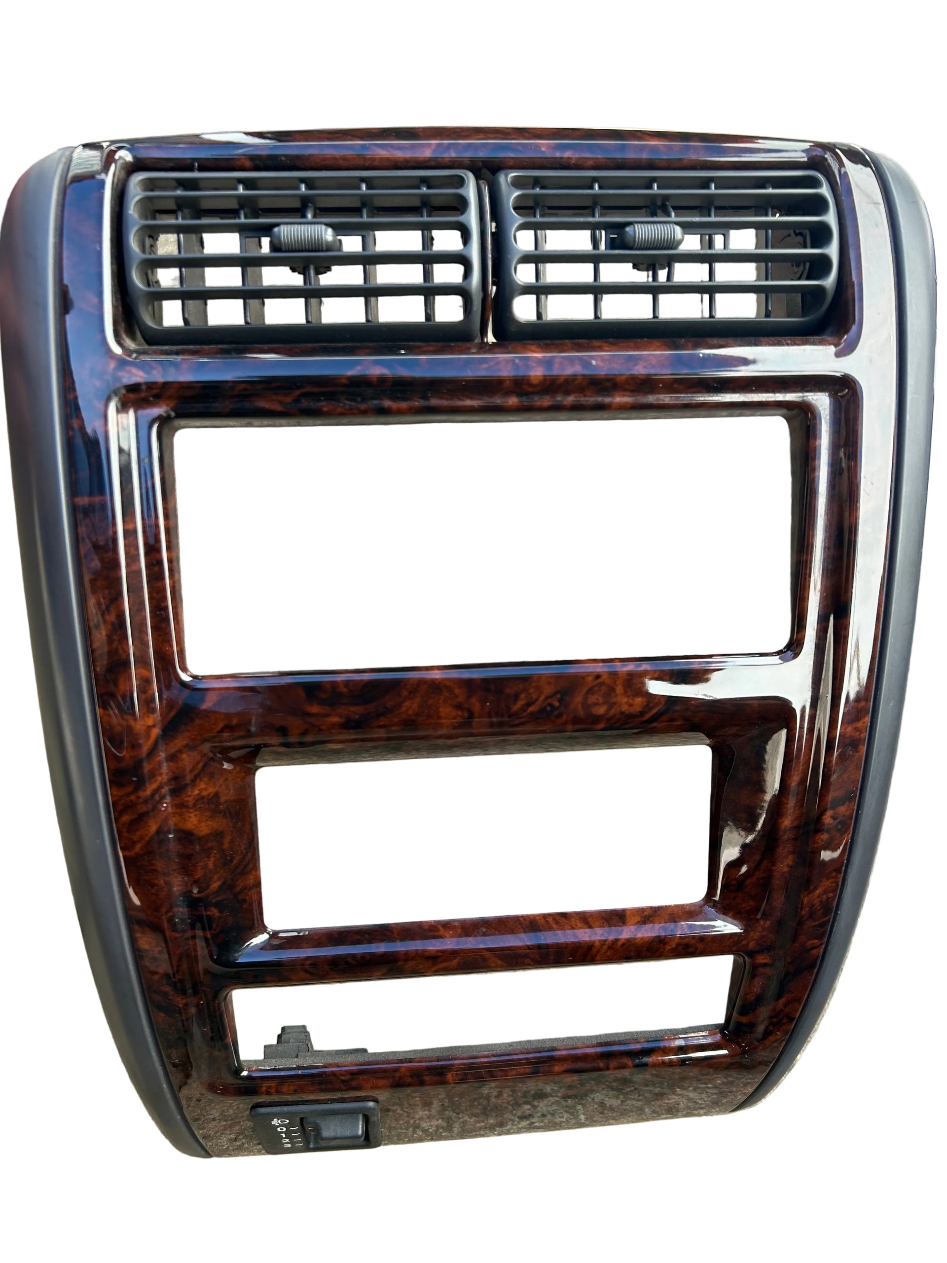 Dashboard stereo/heater panel