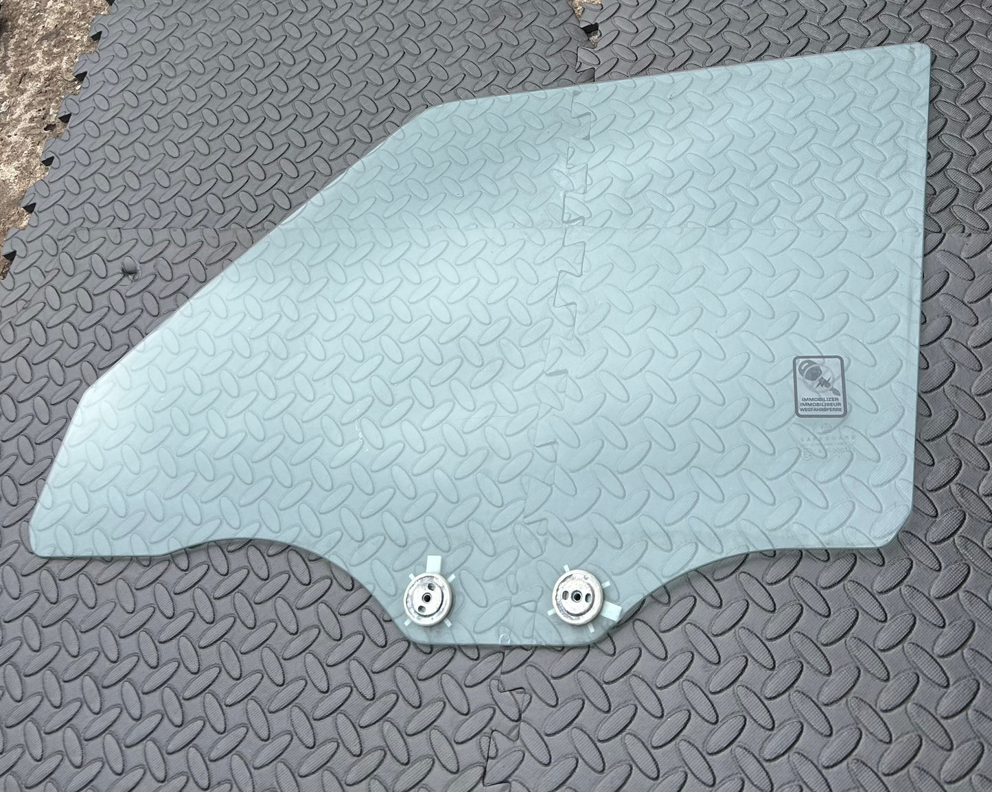 Passenger side front window