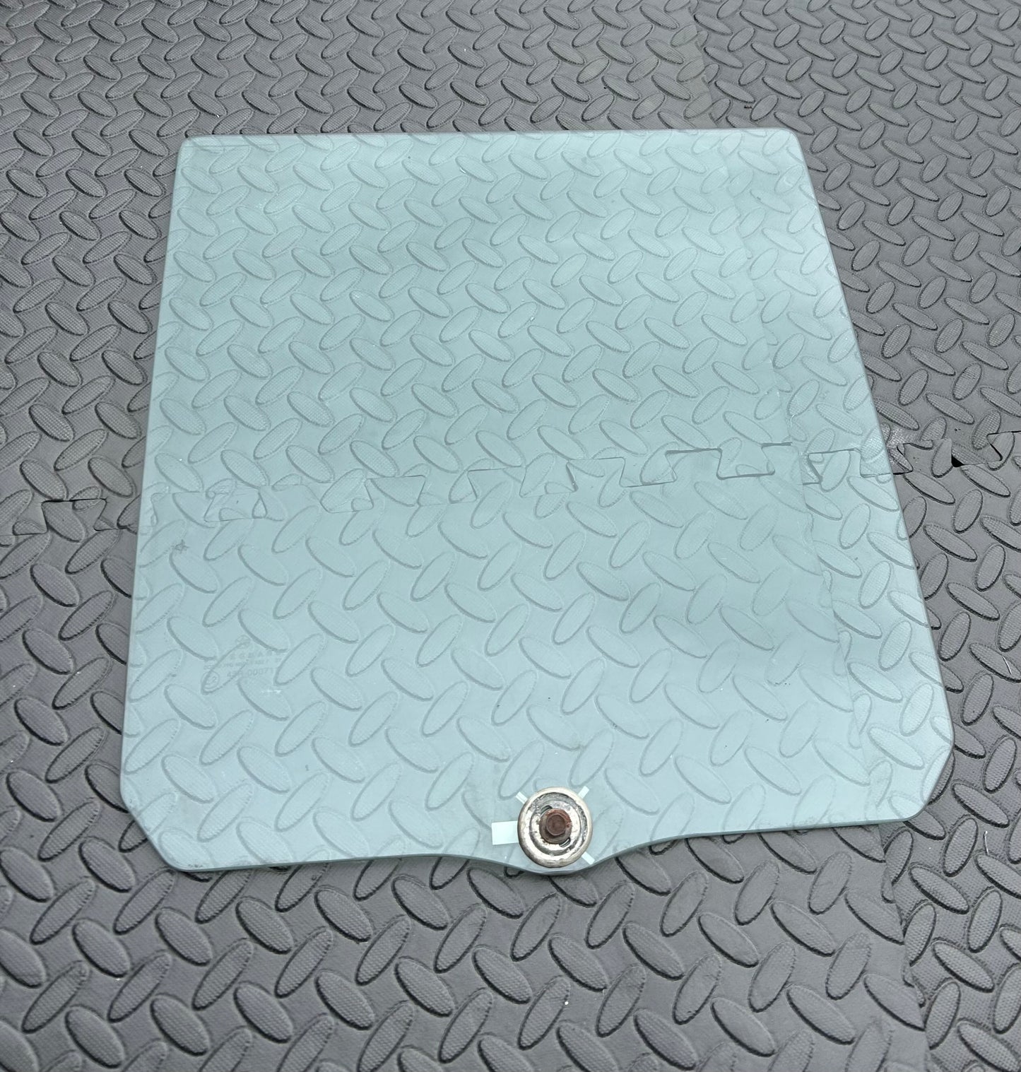 Drivers side rear door glass
