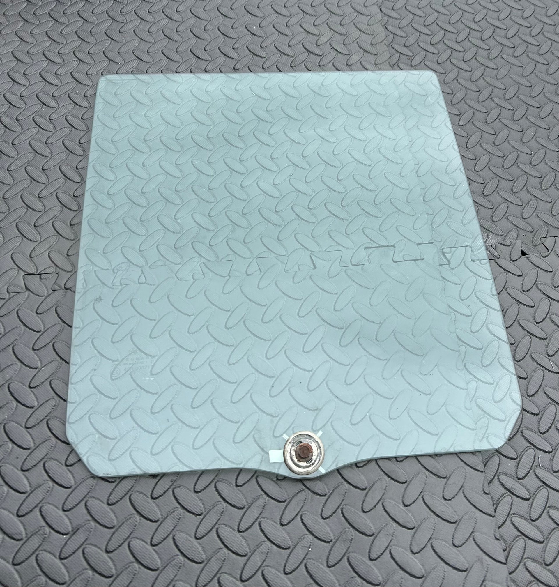 Drivers side rear door glass