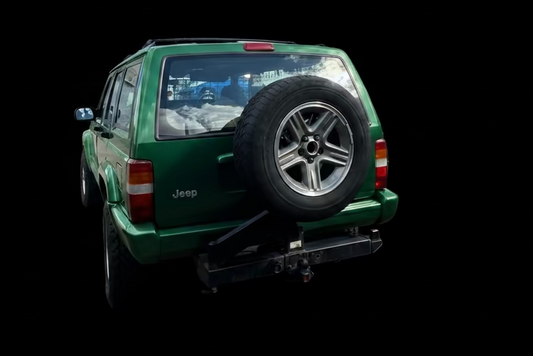 Rear tyre carrier