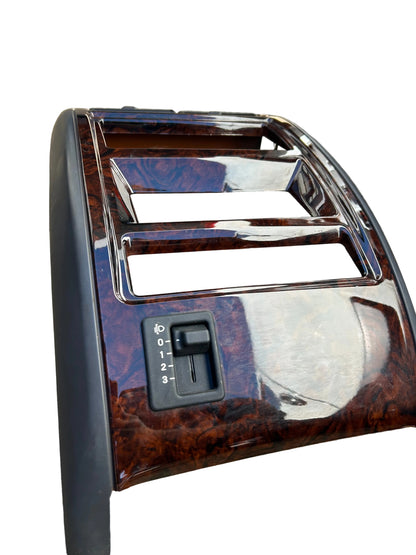 Dashboard stereo/heater panel